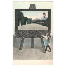 Mini portrait of emperor Franz Joseph , Schönbrunn's park