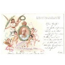 Andělíčkové oslavují císaře Franz Josefa