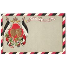 Imperial couple , extra cards - greetings from Germany 