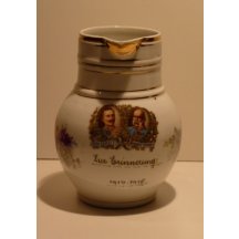 Džbán s portréty Franz Josefa a Wilhelma