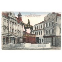 Franz Josef na koni, náměstí Jägerndorf