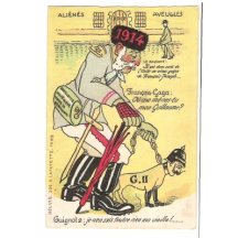 Wilhelm II. as a tame dog