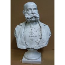 1. Bust of Franz Joseph on a pedestal