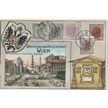 Set of postcards with stamps - some extraordinary ones