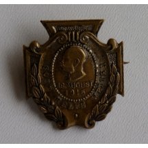 Franz Josef na odznaku + text