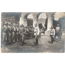 Karl I. during visit in the garisson