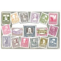 Franz Joseph and printed stamps of jubilee series