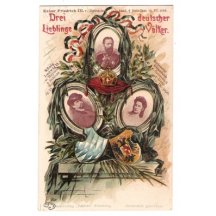 In the picture are the three greatest love of nation