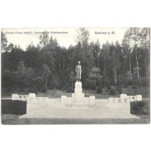 Jablonec - monument se sochou císaře - Franz Josef v nadživotní velikosti 