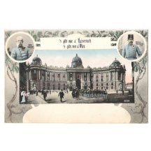 Double portraits of emperors Franz Joseph and Ferdinand ďEste , Vienna