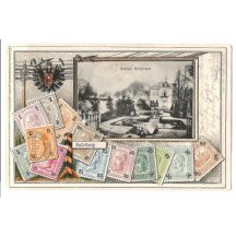 Salzburg - Hellbrunn - stamps and eagle