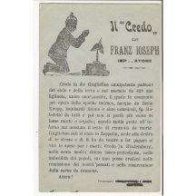 Franz Joseph is praing and asking for forgiveness