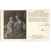 Franz Joseph and his mother Sophia