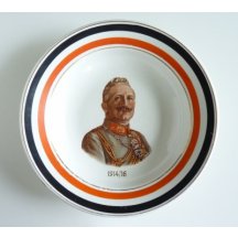 Vilém II. - patriotický talíř 