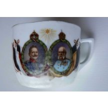 Hrníček - portréty císařů / František Josef a Vilém 