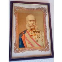 Franz Joseph - rare photography / gilded