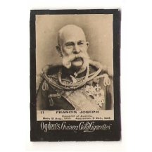 Franz Joseph - lístek z cigaret