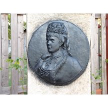 1i. Alžběta - úmrtní deska / plaketa