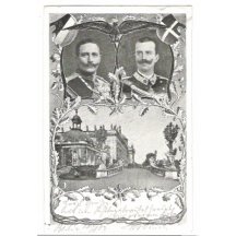 Portrait of emperor Wilhelm and spanish king 