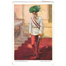 Franz Josef kráčející po schodech