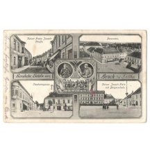 Franz Joseph and greeting from Bruck a/d Leitba