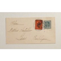 Extraodrinary letter with Austrian and private stamp