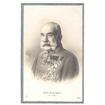 21.listopadu 1916 zemřel císař a král František Josef