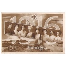 Portréty manželek a mužů z předchozí pohlednice