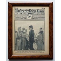 Noviny - císař Karel na inspekci u vojenského útvaru v poli