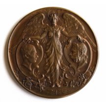 Franz Josef na jubilejní medaili, Vídeň 1898