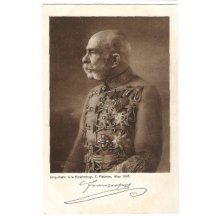 Franz Joseph vyfotografován fotografem Carlem Pletznerem