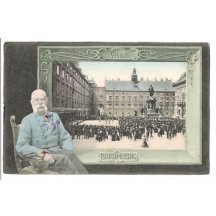 Singing shows and sitting emperor Franz Joseph , Vienna