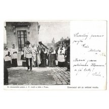 Consecration ceremony of Franz Joseph's bridge - Prague