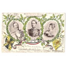 Wilhelm , August and youngest son , flags