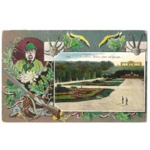 Franz Joseph and hunting topics , view to Schönbrunn