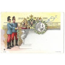 Artistical postcard for 50th Franz Joseph's anniversary