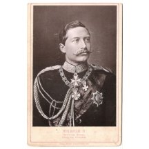 Plate photo of Wilhelm II. 