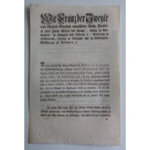 Franz Josephs II. circular - issue 1 and 2 gulden money paper