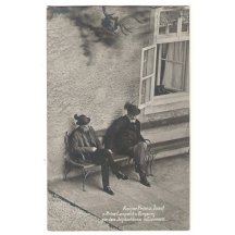 Franz Joseph and prince Leopold are having a rest after the hunt