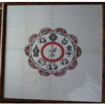 Patriotic scarf - Austrian soldier and orders 