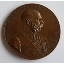 Bronzová medaile s Františkem Josefem 