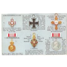 Medals and honours of emperors Franz Joseph and Wilhelm