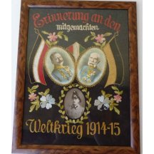 Reminder to my service in war 1914-15 / portraits of emperors
