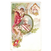 Malba císaře Franz Josefa s náboženskými motivy