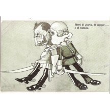 Tiredness falled on emperor Franz Joseph and Wilhelm