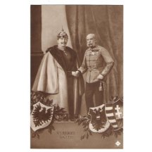 Franz Josef and Wilhelm are shaking hands