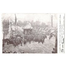 Consecration of Franz Joseph's new bridge - Prague