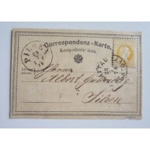 Austria - Stationery error printing Klatovy 