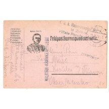 Emperor Karl I. - card of field post (2)