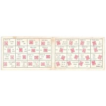 Stamps - two postcards , color print